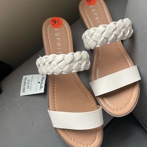 Esprit sandals white